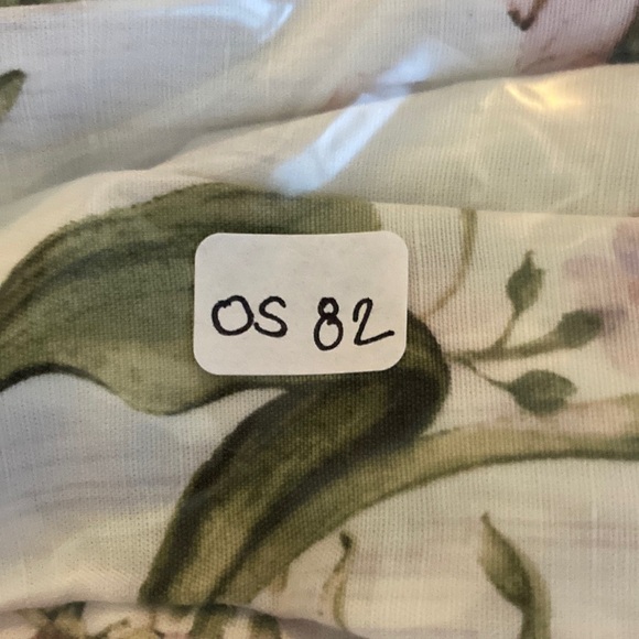 BROCK COLLECTION X H&M COLLABORATION CREAM FLORAL MIDI DRESS Sz XL Cottagecore - Picture 15 of 16